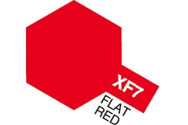 TAMIYA Acrylic Mini XF-7 Flat Red (Flat)
