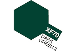 TAMIYA Acrylic Mini XF-70 Dark Green 2 (Semi Gloss)