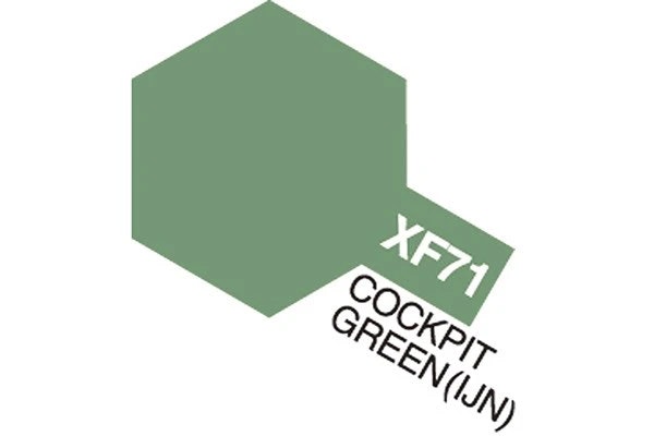 TAMIYA Acrylic Mini XF-71 Cockpit Green (Flat)