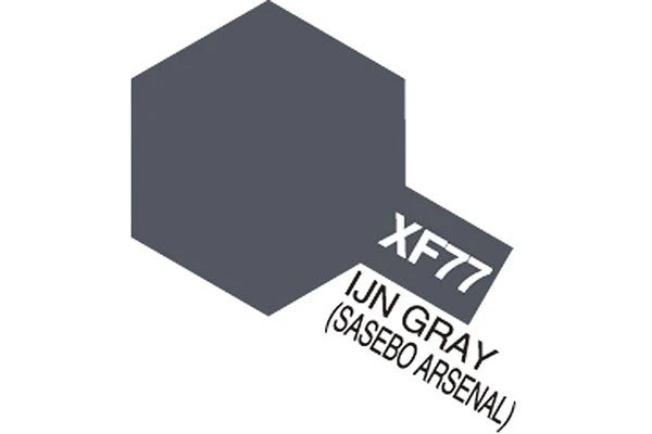 TAMIYA Acrylic Mini XF-77 IJN Gray Sasebo (Flat)