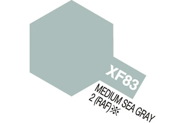 TAMIYA Acrylic Mini XF-83 Med. Sea Gray 2 RAF (Semi Gloss)