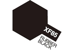 TAMIYA Acrylic Mini XF-85 Rubber Black (Flat)