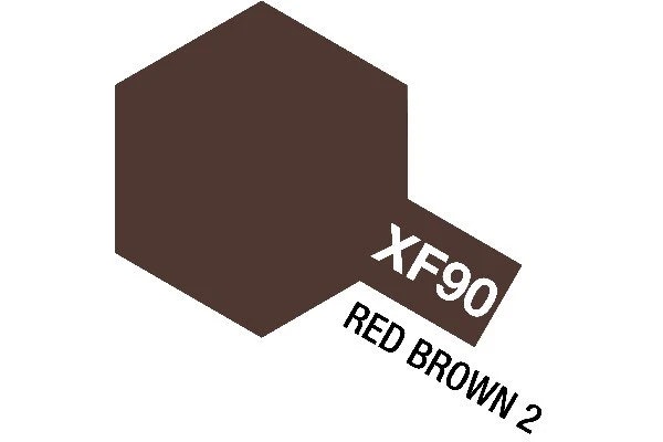 TAMIYA Acrylic Mini XF-90 Red Brown 2 (Flat)