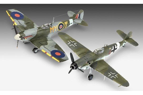 Combat Set Bf109G-10 & Spitfire Mk, 1:72