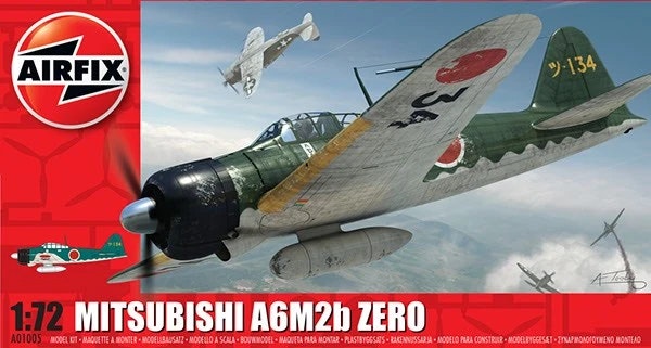 Mitsubishi A6M2b Zero, 1:72