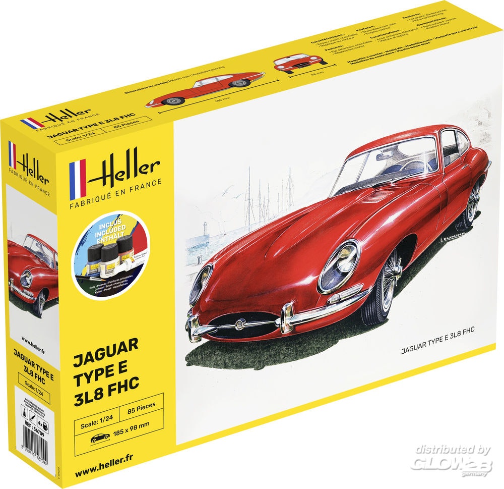 Jaguar E 3L8 Fhc, 1:24