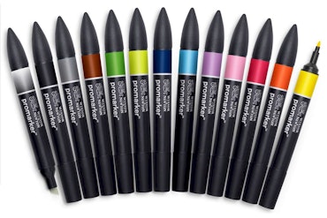 Promarkerset, Winsor & Newton, 12+1, Set 1