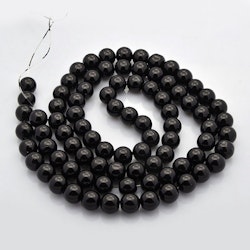 Glaspärlor, Black, 4~12mm, Ca: 600 st