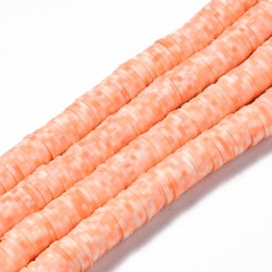 Polymerlerpärlor, Heishi, Light Salmon, 320~447 st