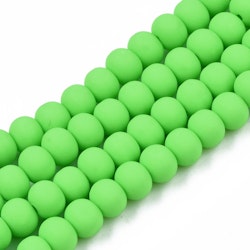 Polymerlerpärlor, Rund, Lime, Ca: 69 st