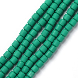 Polymerlerpärlor, Rör, Green, 61 st