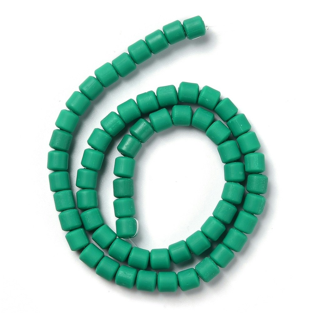 Polymerlerpärlor, Rör, Green, 61 st