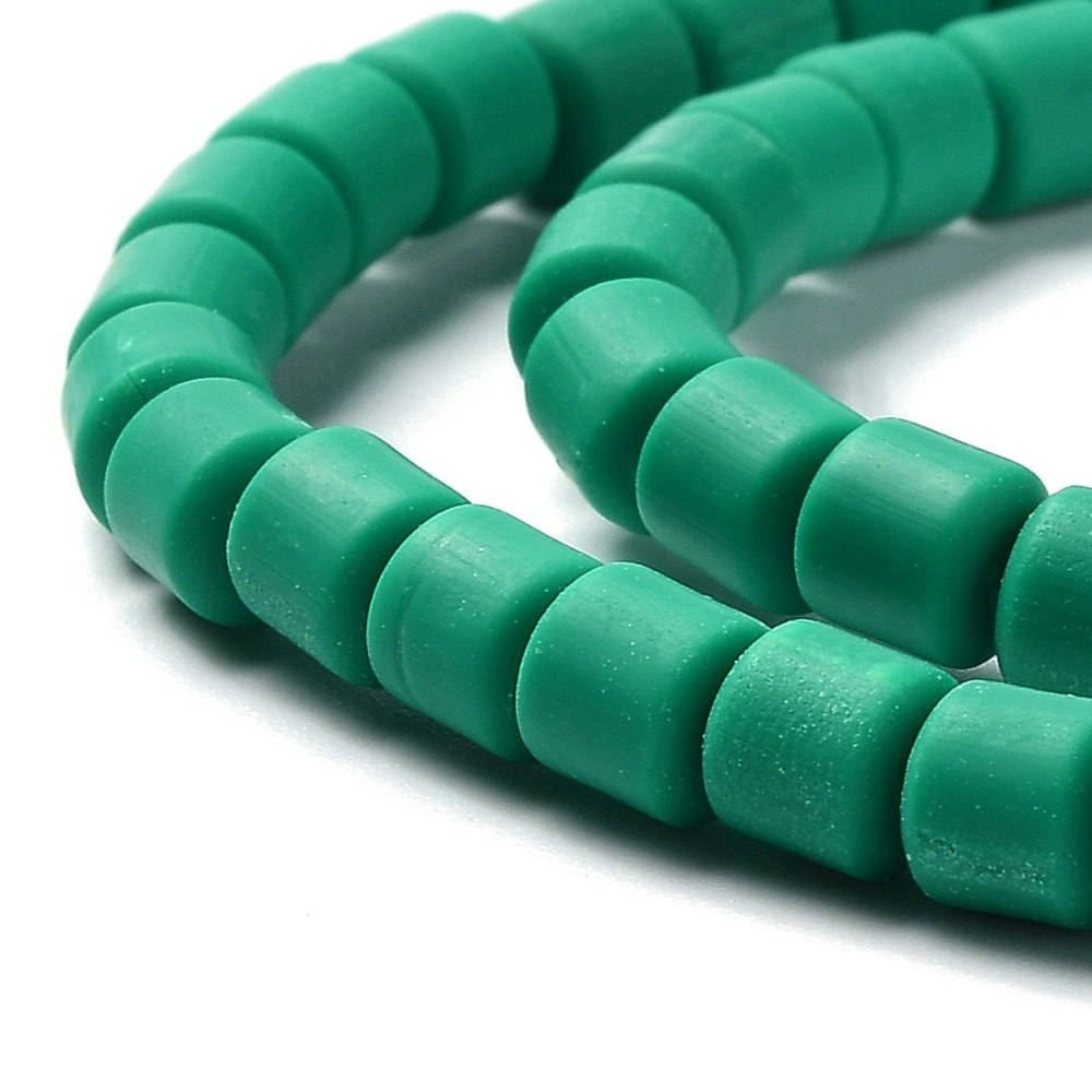 Polymerlerpärlor, Rör, Green, 61 st