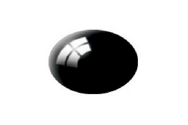 Revell Aqua Color, Gloss Black (RAL 9005), No 07