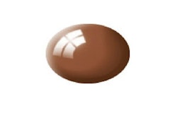 Revell Aqua Color, Gloss Mud Brown(RAL 8003), No 80