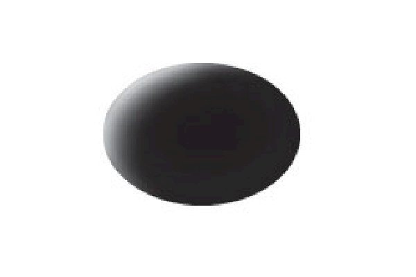 Revell Aqua Color, Matt Black (RAL 9011), No 08