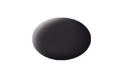 Revell Aqua Color, Matt Tar Black (RAL 9021), No 06