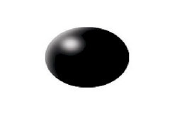 Revell Aqua Color, Silk Black (RAL 9005), No 302