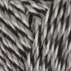 Garn Sportsragg, 50g, Grå/Svart/Vit, 580