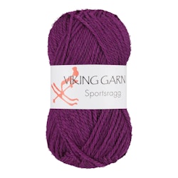 Garn Sportsragg, 50g, Lila, 569