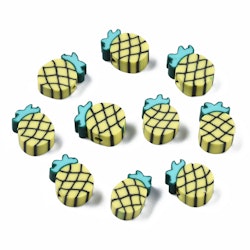 Polymerlerpärlor, Ananas, 50 st