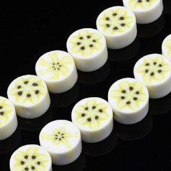 Polymerlerpärlor, Banan, Champagne Yellow, 38-40st
