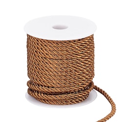 Polyestertråd, Saddle Brown, 5mm, 18m