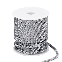 Polyestertråd, Dark Grey, 5mm, 18m