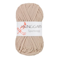 Garn Sportsragg, 50g, Beige, 507