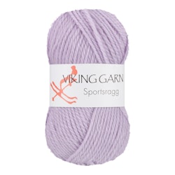 Garn Sportsragg, 50g, Ljus lila, 567