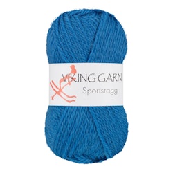 Garn Sportsragg, 50g, Blå, 575