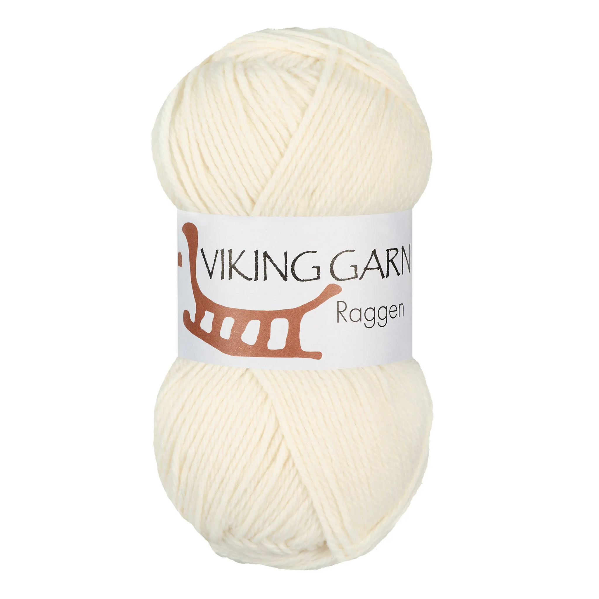 Garn Raggen, 150g, Vit, 700