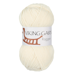 Garn Raggen, 150g, Vit, 700