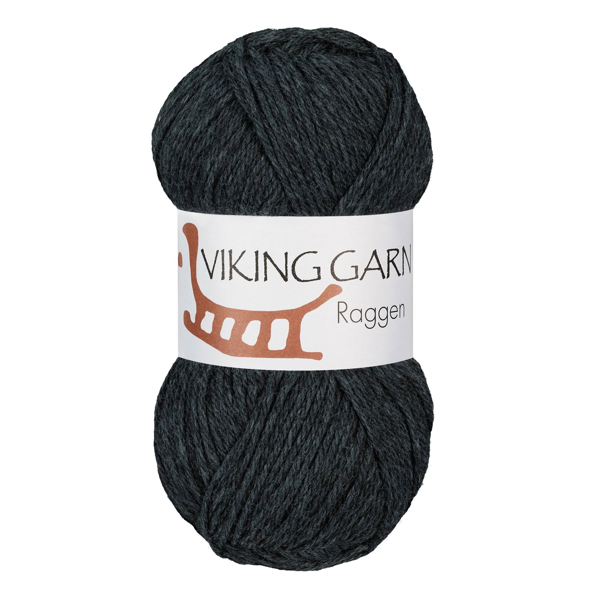Garn Raggen, 150g, Mörk Grå, 717