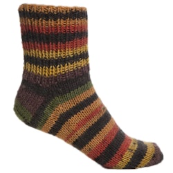 Garn Raggen, 150g, Multi Orange/Brun, 737