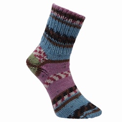 Garn Raggen, 150g, Multi Ljus Turkos/Rosa, 740