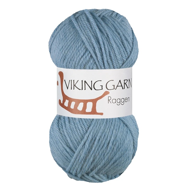 Garn Raggen, 150g, Ljus Blå, 782