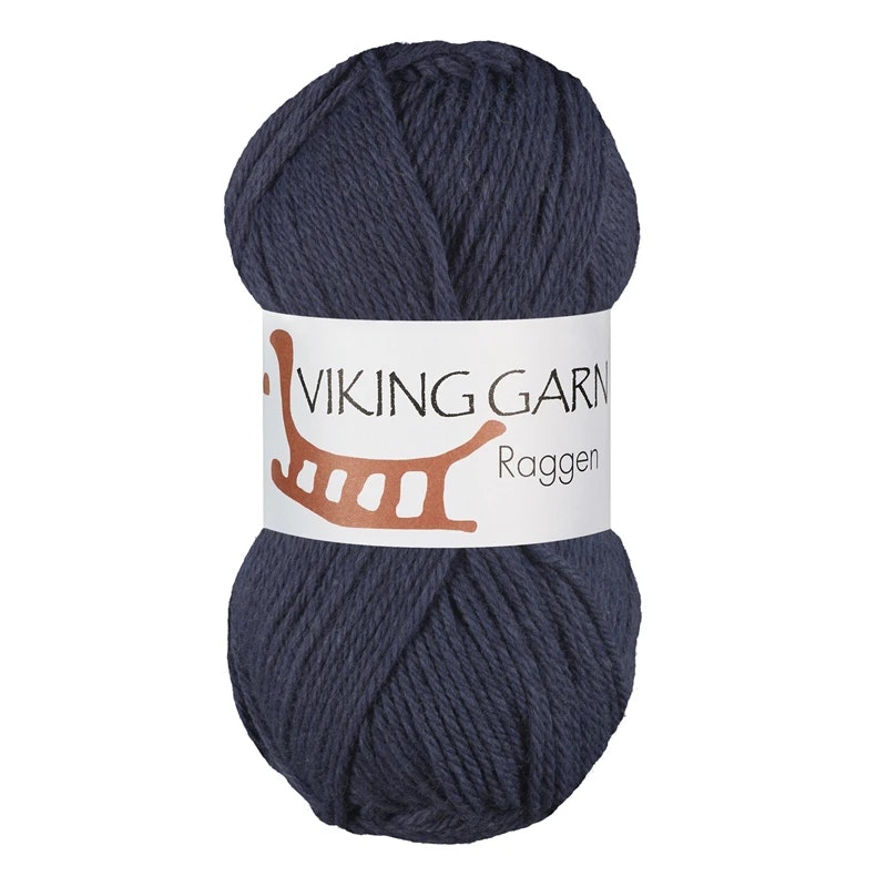 Garn Raggen, 150g, Mörk Blå, 784
