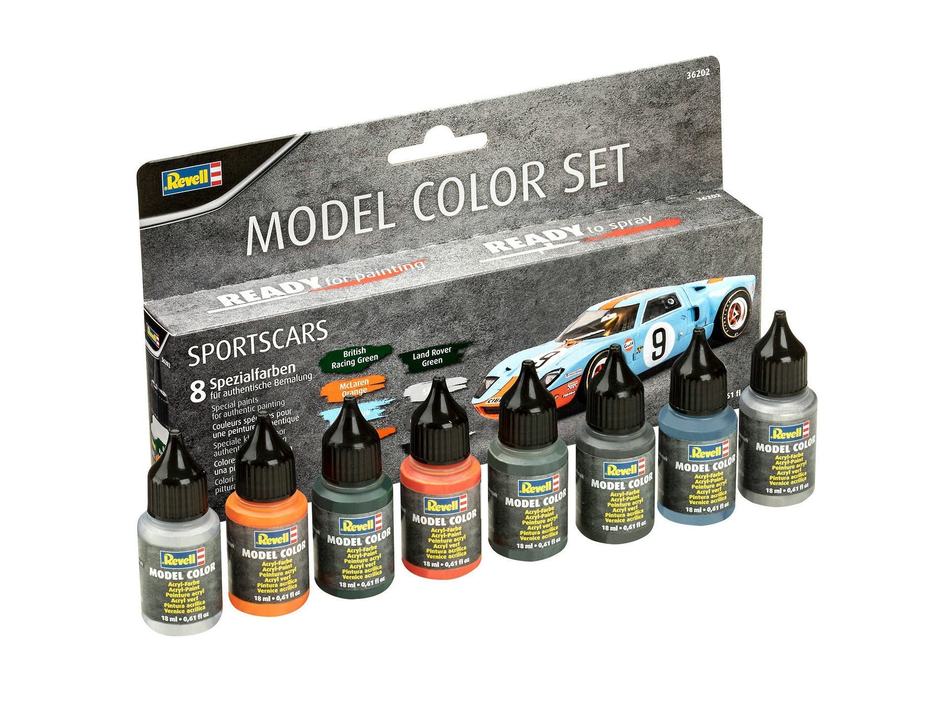 REVELL Model Color, Sportscar 8x17ml