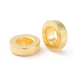 Mellandel Rund, 6x2mm, 50st, Golden