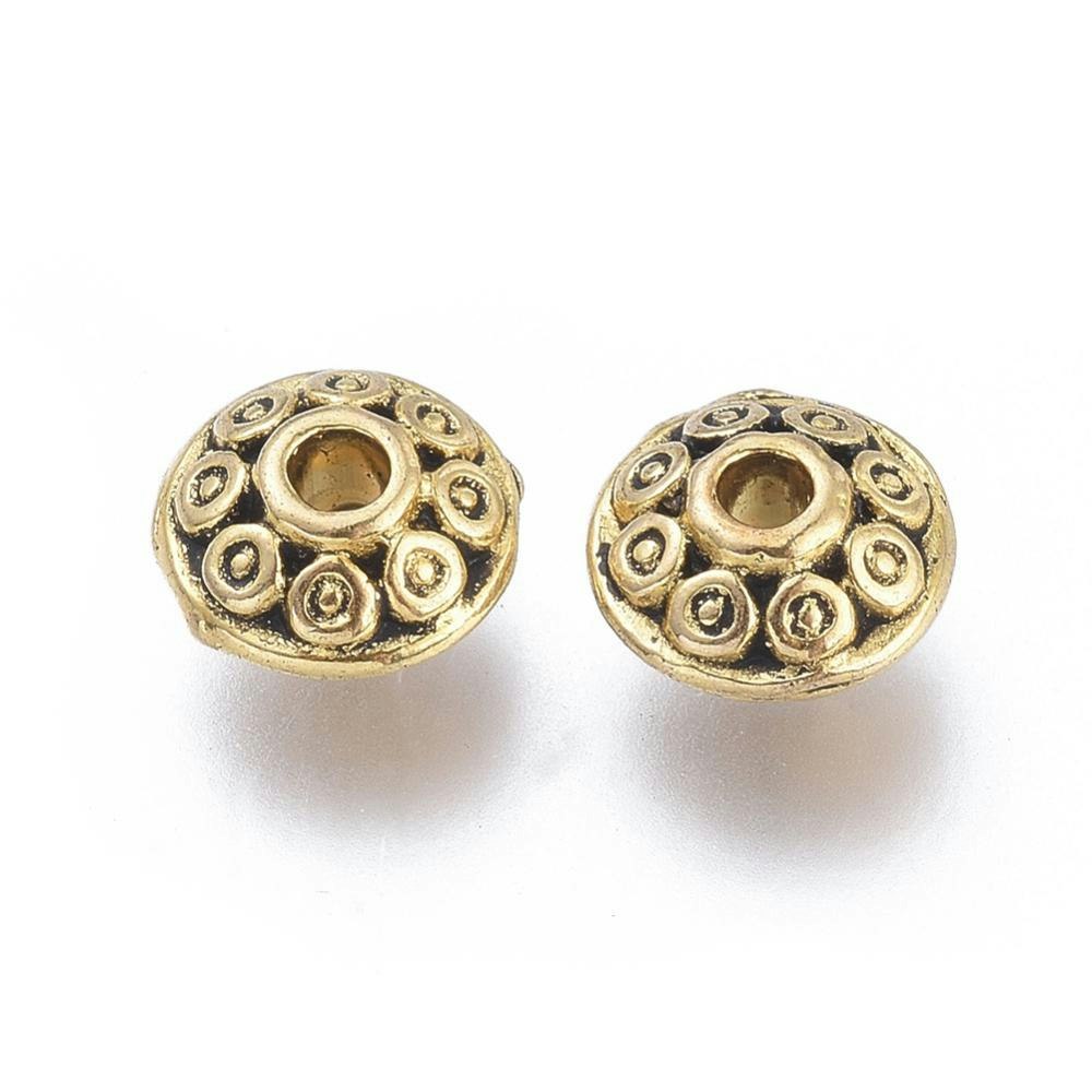 Mellandel, Bicone, 6,5x3,5mm, 50st, Gold