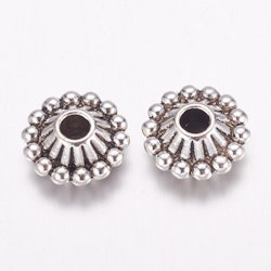 Mellandel, Bicone, 11x5mm, 25st, Antique Silver