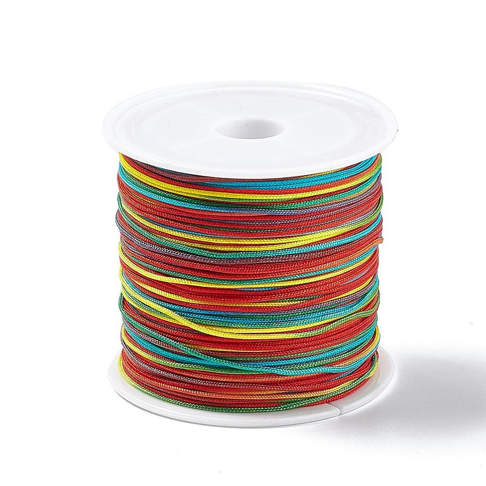 Nylontråd, Red, Flerfärgad, 0,8mm, 50m