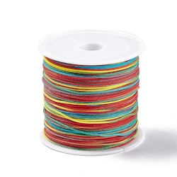 Nylontråd, Red, Flerfärgad, 0,8mm, 50m