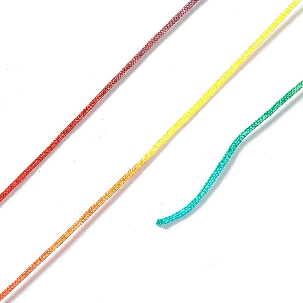Nylontråd, Red, Flerfärgad, 0,8mm, 50m