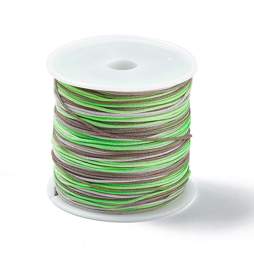 Nylontråd, Spring Green, Flerfärgad, 0,8mm, 50m