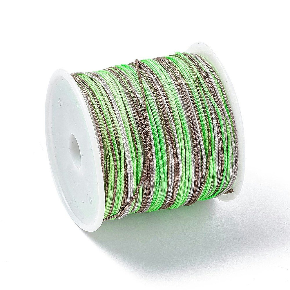 Nylontråd, Spring Green, Flerfärgad, 0,8mm, 50m