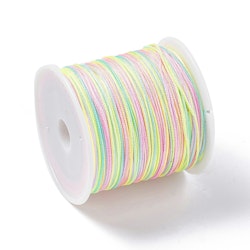 Nylontråd, Colorful, Flerfärgad, 0,8mm, 50m
