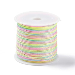 Nylontråd, Colorful, Flerfärgad, 0,8mm, 50m