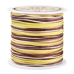 Nylontråd, Yellow, Flerfärgad, 0,8mm, 50m